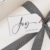 Étiquettes-cadeau Noel minimaliste moderne simple