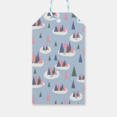 Étiquettes-cadeau Noël moderne vacances (Dos)