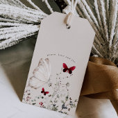 Étiquettes-cadeau Noël Monogramme vintage