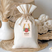 Étiquettes-cadeau Noël occidental rustique