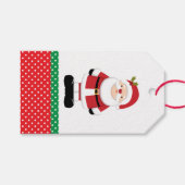 Étiquettes-cadeau Noël Père Noël (Devant (Horizontal))