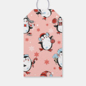 Étiquettes-cadeau Noël - Pingouins mignons (Dos)