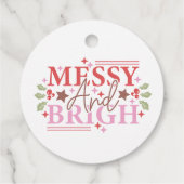 Étiquettes Cadeau Noël plein et lumineux (Dos)