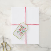 Étiquettes-cadeau Noël Retro Pastel | Joyeuses fêtes (With Twine)