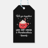 Étiquettes-cadeau Noël romantique et drôle (Dos)