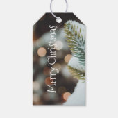 Étiquettes-cadeau Noël rustique (Devant)