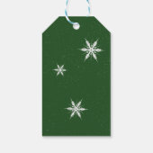 Étiquettes-cadeau Noël rustique traditionnel (Dos)