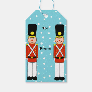 Étiquettes-cadeau Noël Soldat Noël Tags cadeaux
