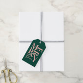 Étiquettes-cadeau Noel vert simple (Avec de la ficelle)
