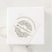 Étiquettes Cadeau Noël Vintage (En situation)