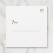 Étiquettes Cadeau Noël Vintage (Dos)