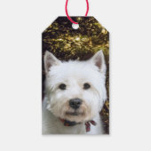 Étiquettes-cadeau Noël Westie (Devant)