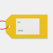 Étiquettes-cadeau Noël Zora le cheval (Dos (Horizontal))