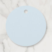 Étiquettes Cadeau Nœud Papillon Bleu Pop And Cheer  (Dos)