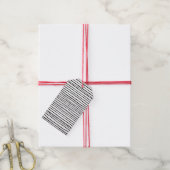 Étiquettes-cadeau Noir et blanc (With Twine)