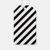 Étiquettes-cadeau Noir et blanc Joyeux Noël (Dos)