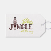 Étiquettes-cadeau Noisette Noël Personnalisé (Devant (Horizontal))