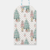 Étiquettes-cadeau Noisette rose Noël personnalisé (Dos)