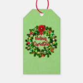 Étiquettes-cadeau Nollaig Chridheil Noël écossais (Devant)