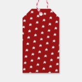 Étiquettes-cadeau Nom de l'arbre de Noël joyeux rouge Script Fantais (Dos)