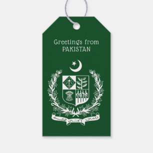 Étiquettes-cadeau Nom personnalisé Pakistan
