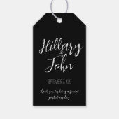 Étiquettes-cadeau Noms de couples et message spécial Classique (Devant)