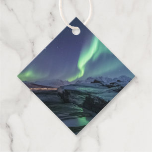 Étiquettes Cadeau Northern Lights Norvège