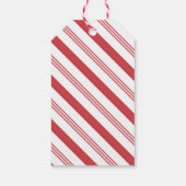 Étiquettes-cadeau Nostalgale Fêtes Rouge Blanc Noisette (Dos)