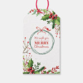 Étiquettes-cadeau Nostalgique Merry Berry Noël (Devant)