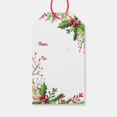 Étiquettes-cadeau Nostalgique Merry Berry Noël (Dos)