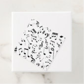 Étiquettes Cadeau Notes musicales 3 (En situation)