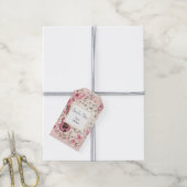 Étiquettes-cadeau Notes musicales et fleurs Style rétro Juste pour v (Avec de la ficelle)