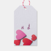 Étiquettes-cadeau Notre Amour Est Un Coeur Éternel - (Dos)