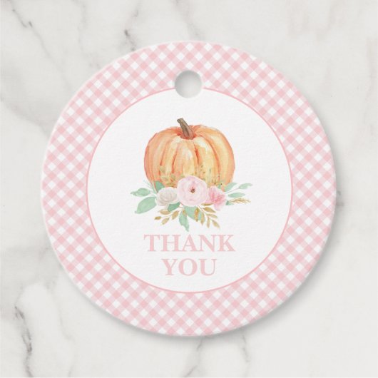 Étiquettes Cadeau Notre petit Merci de premier anniversaire fleuri C (Devant)