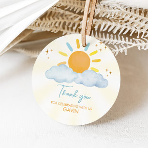 Étiquettes Cadeau Notre Petit Soleil Fête Anniversaire Tour