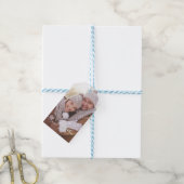 Étiquettes-cadeau Notre première photo de Noël (Avec de laficelle)