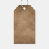 Étiquettes-cadeau Notre prochain chapitre Storybook Baby shower Merc (Dos)