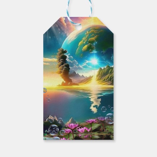 Étiquettes-cadeau Notre soleil est une étoile et un foie (Dos)