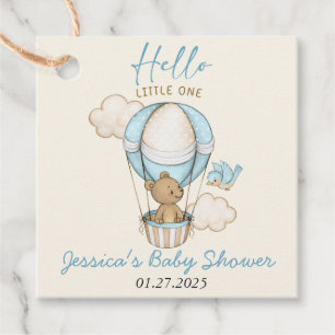 Étiquettes Cadeau Nounours Mignon Bonjour Petit Bébé Shower
