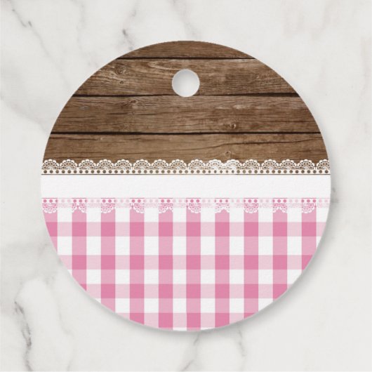 Étiquettes Cadeau Nous ajoutons S'more Love à notre famille - Rose (Dos)