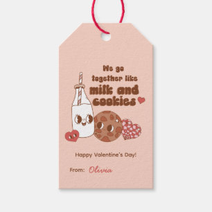 Étiquettes-cadeau Nous allons ensemble comme le lait et les biscuits