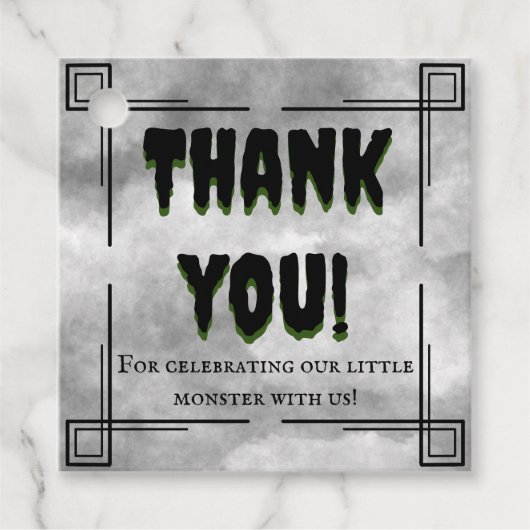 Étiquettes Cadeau Nous avons créé un monstre (Devant)