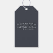 Étiquettes-cadeau Nous faisons Moderne Calligraphie Mariage Merci (Dos)