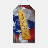 Étiquettes-cadeau Nous Le Peuple Drapeau Américain (Dos)