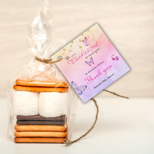 Étiquettes Cadeau Nous Sommes Enchantés De Vous Rencontrer Baby show