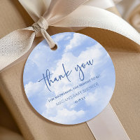 Nous Sommes Sur Cloud Neuf Baby shower Bleu