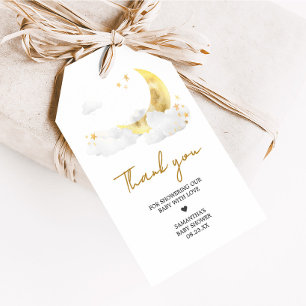 Étiquettes-cadeau Nous sommes sur la lune Baby shower Favor Tags