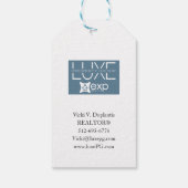 Étiquettes-cadeau Nous vendons des maisons de charme (Dos)