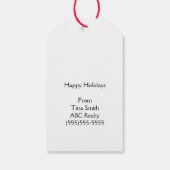 Étiquettes-cadeau Nous vous balançons un joyeux Noël Pop By (Dos)