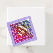 Étiquettes Cadeau Nouveau Accueil de l'employé Vivid Blue Pink Profe (En situation)